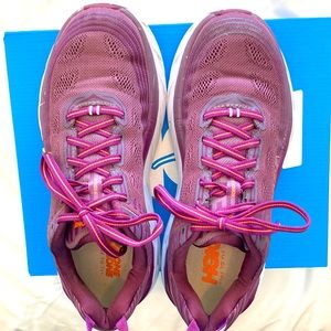 Hoka one one. Womens size 8. Bondi 6 shoes- used